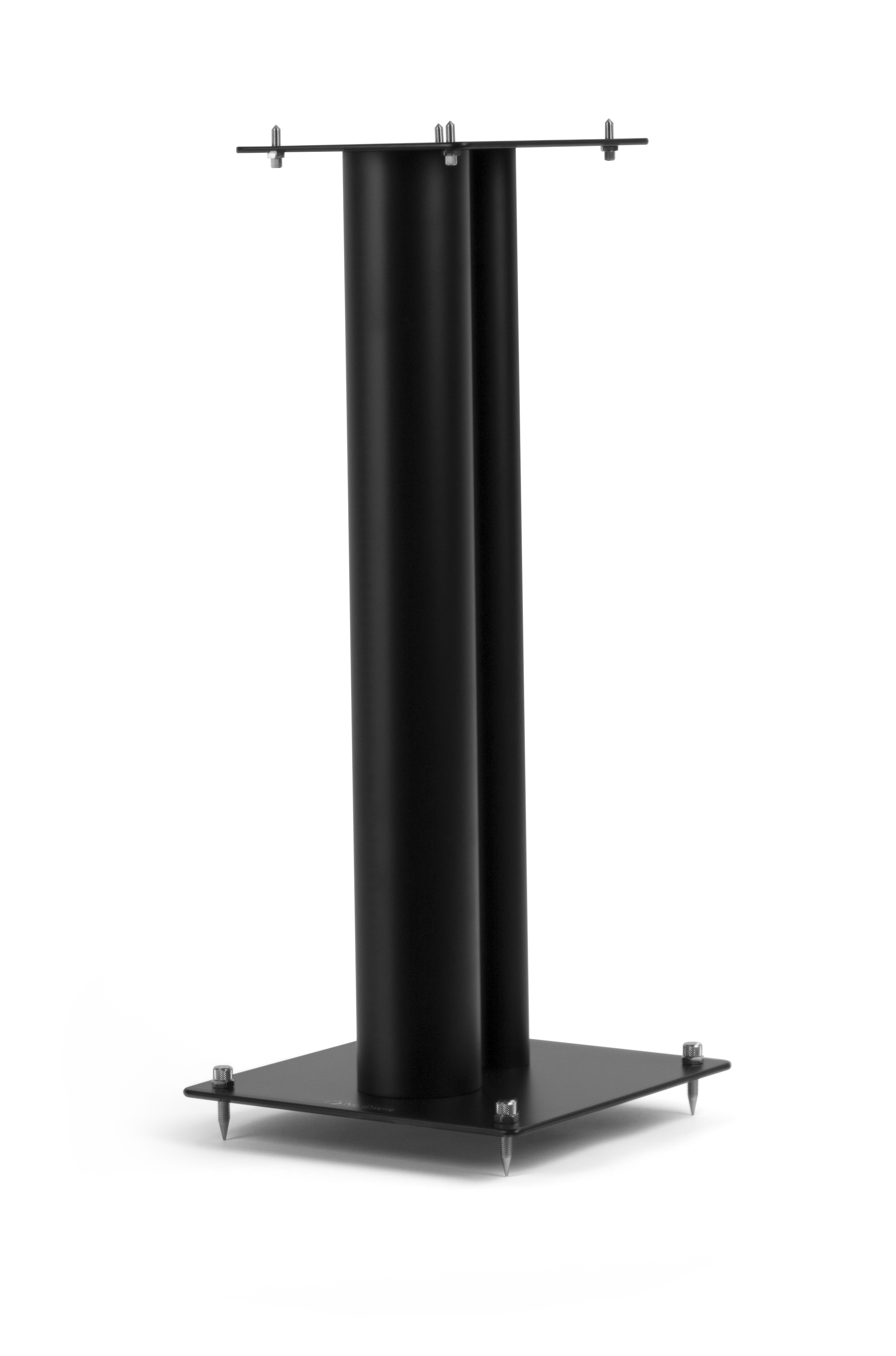 Norstone STYLUM 2 SPEAK STANDS/PAIR/BLACK SATN