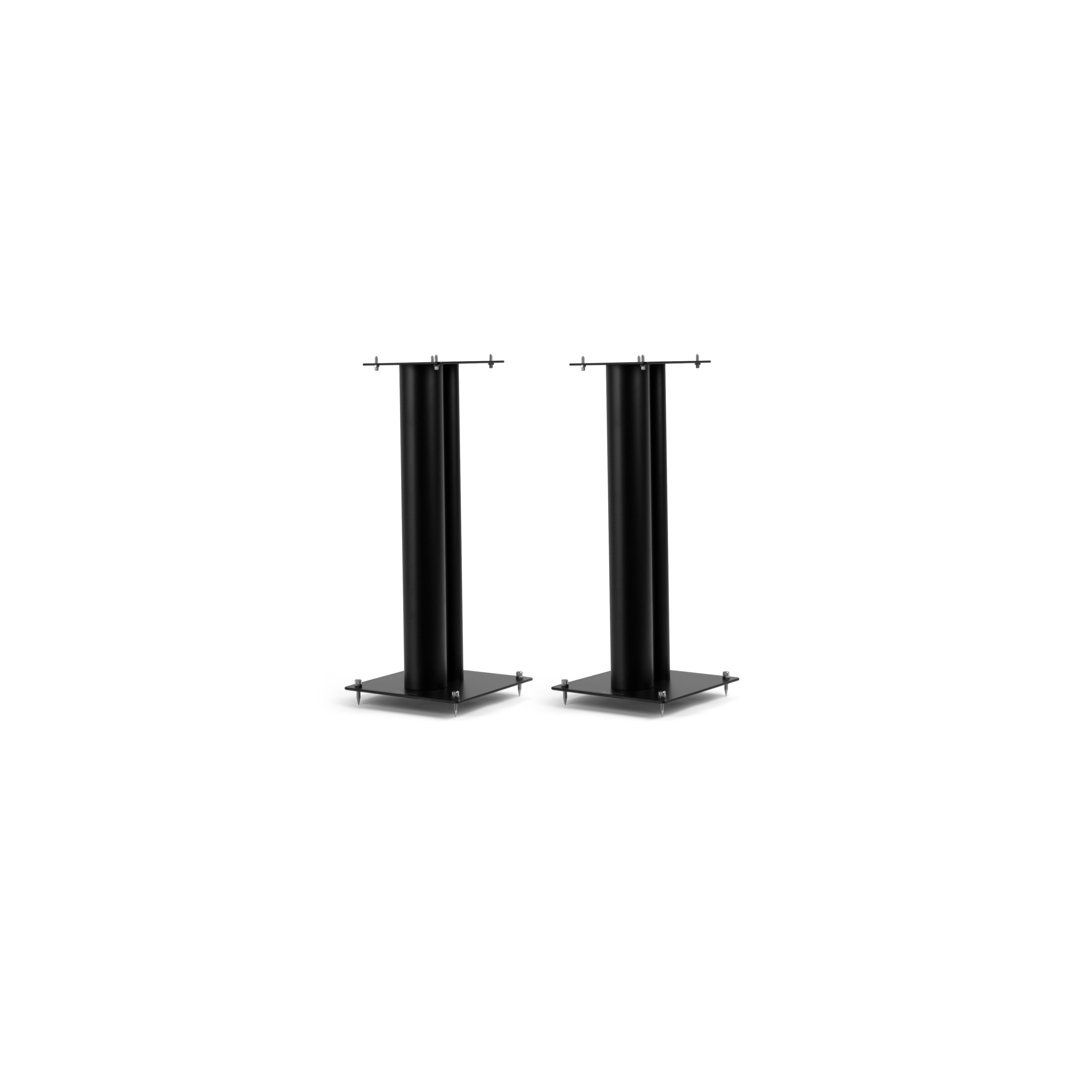 Norstone STYLUM 2 SPEAK STANDS/PAIR/BLACK SATN