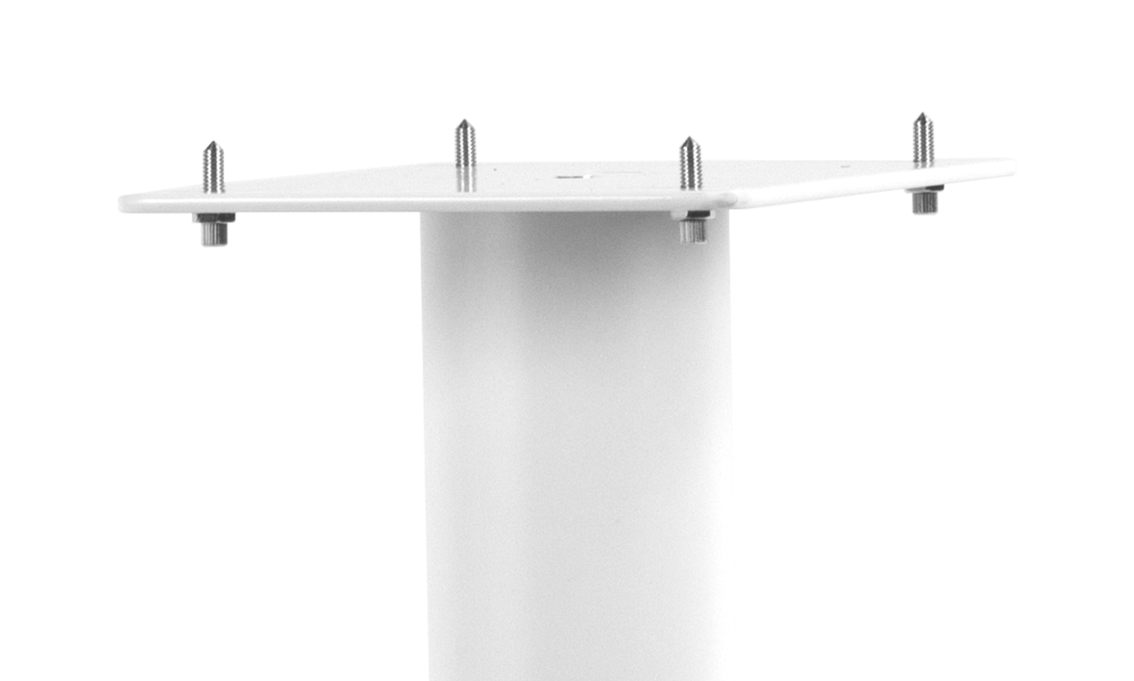 Norstone STYLUM 1 SPEAK STAND/PAIR/WHITE SATIN