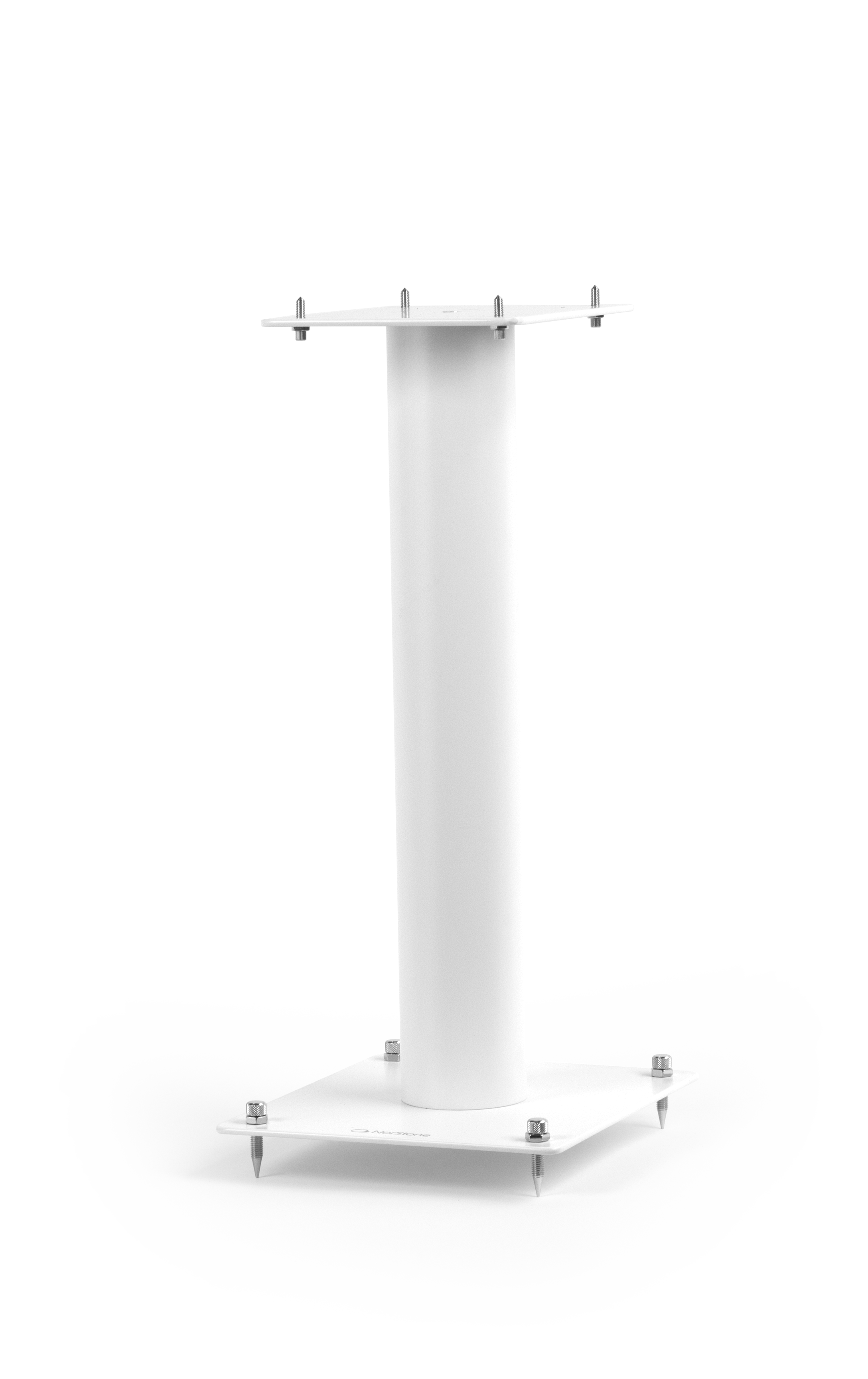 Norstone STYLUM 1 SPEAK STAND/PAIR/WHITE SATIN