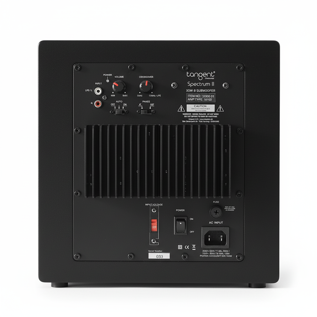 Tangent Spectrum II XSW8 – aktiivisubwoofer tarkalla, korkearesoluutioisella bassotoistolla