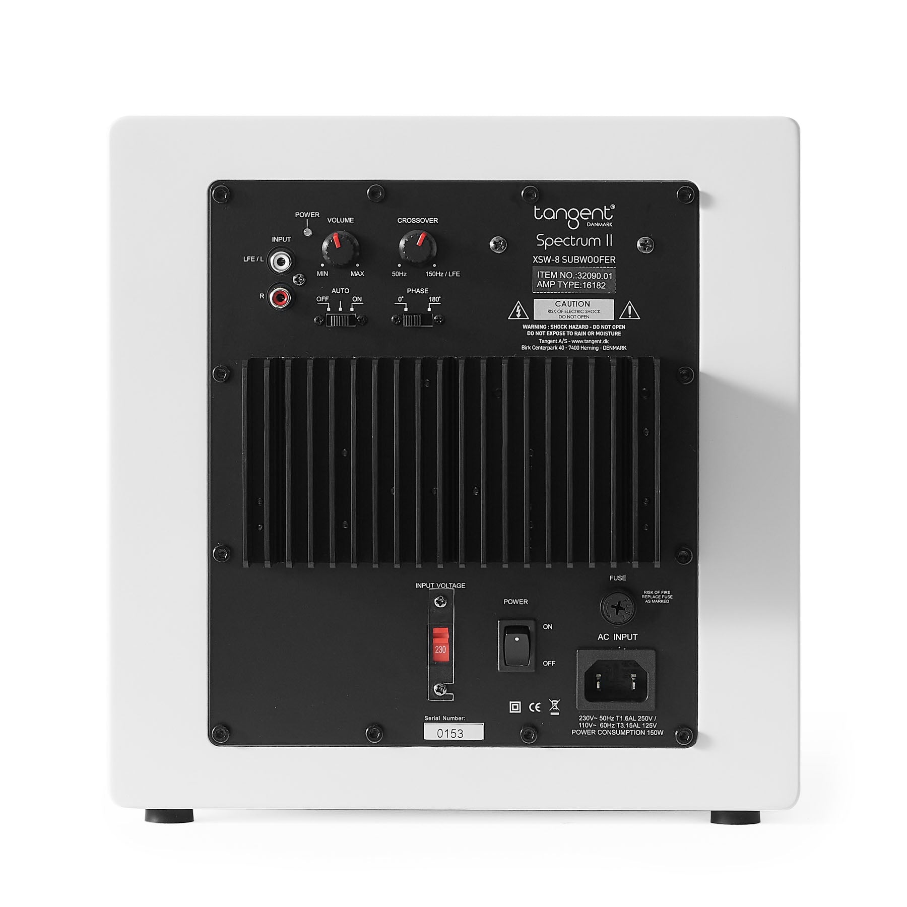 Tangent Spectrum II XSW8 – aktiivisubwoofer tarkalla, korkearesoluutioisella bassotoistolla