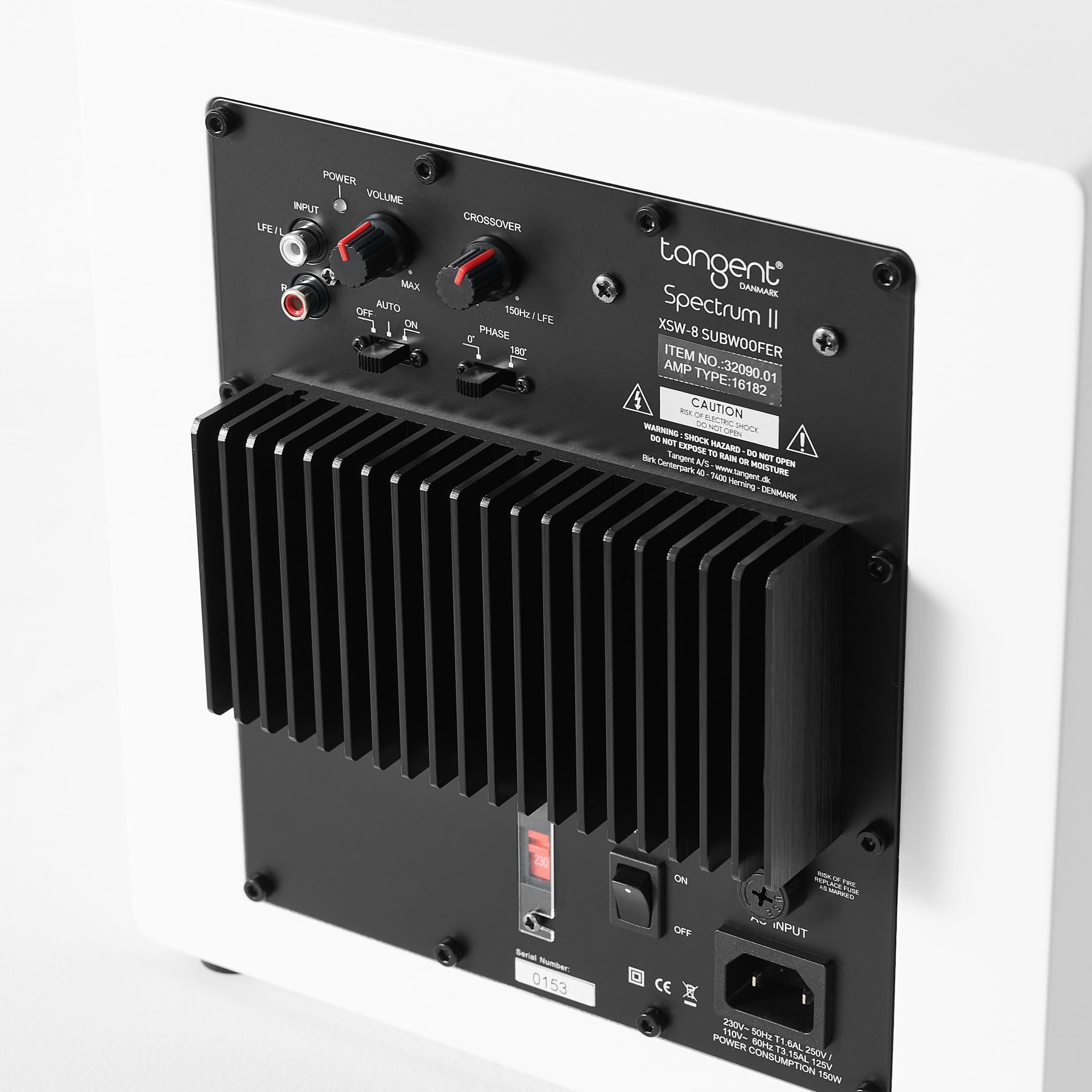 Tangent Spectrum II XSW8 – aktiivisubwoofer tarkalla, korkearesoluutioisella bassotoistolla