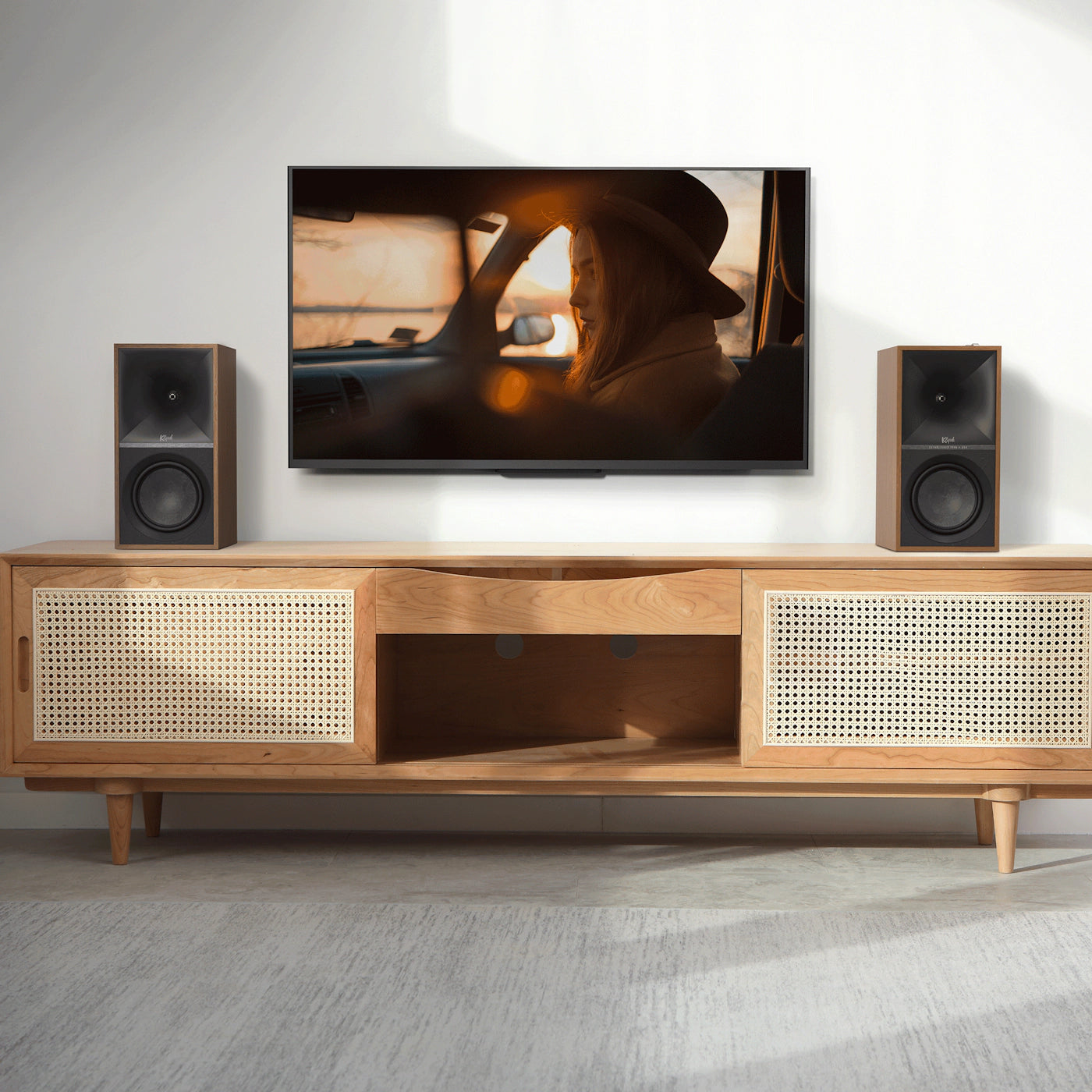 Klipsch The Sevens – huippuluokan aktiivikaiuttimet HDMI-ARC-liitännällä