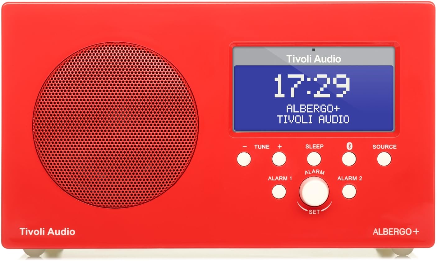 Tivoli Audio Albergo -AM/FM-pöytäradio punainen - SECOND BEST