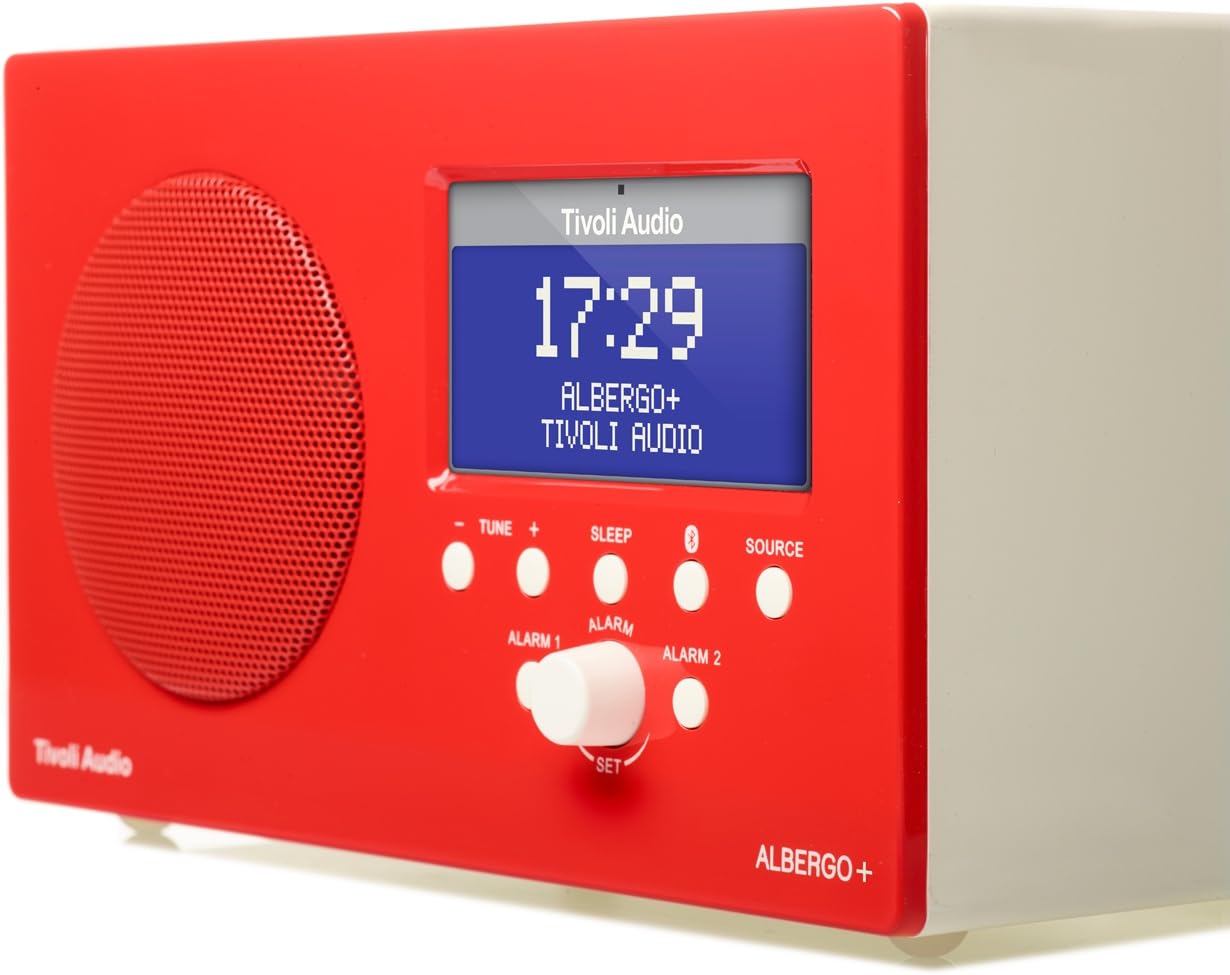 Tivoli Audio Albergo -AM/FM-pöytäradio punainen - SECOND BEST