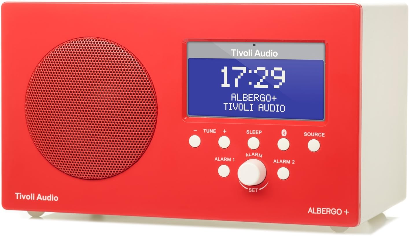 Tivoli Audio Albergo -AM/FM-pöytäradio punainen - SECOND BEST