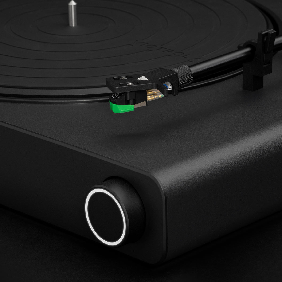 Victrola Stream Onyx Vinyylisoitin - Sonos-yhteensopiva levysoitin moderniin kotiin