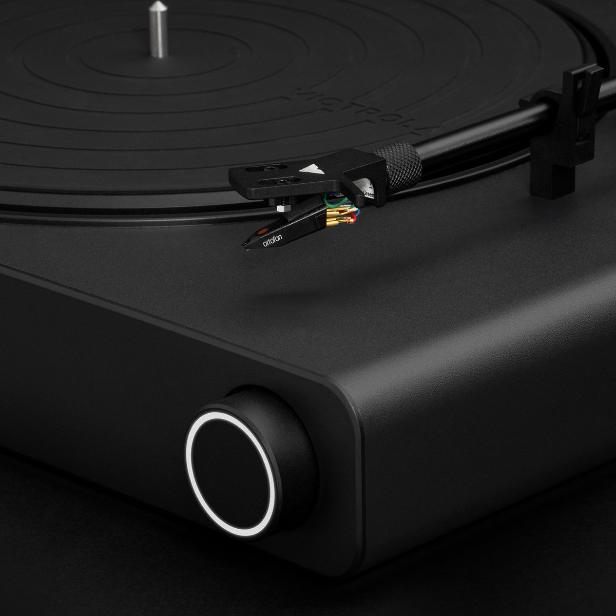 Victrola Stream Onyx Vinyylisoitin - Sonos-yhteensopiva levysoitin moderniin kotiin
