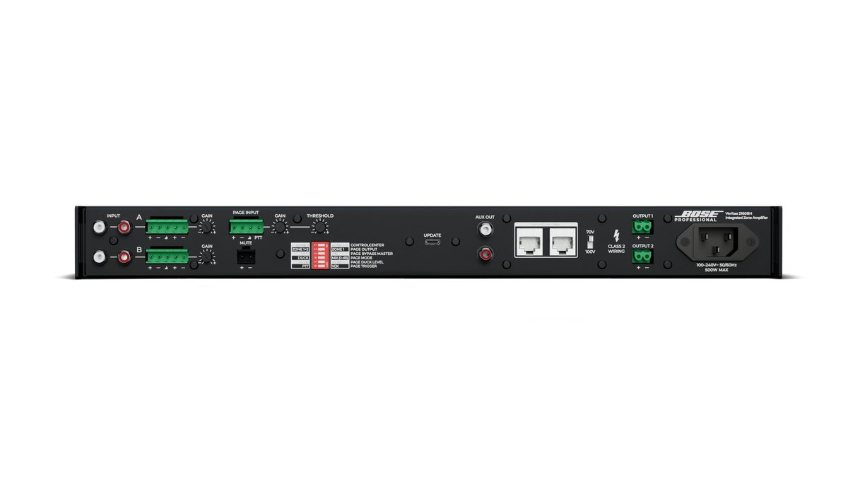 Bose Professional Veritas 2160BH uuden ajan vahvistin asennuskohteisiin