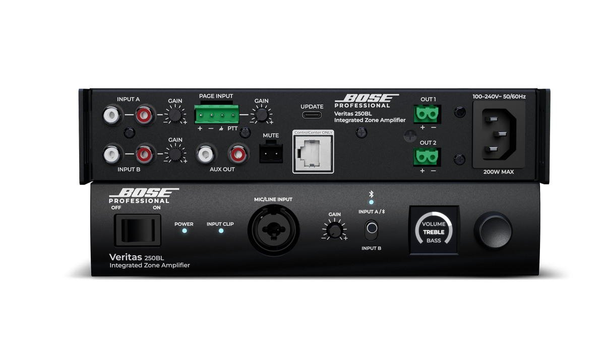 Bose Professional Veritas 250BL – kompakti vahvistin ammattilaistason äänenlaadulla