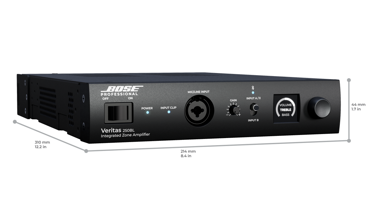 Bose Professional Veritas 250BL – kompakti vahvistin ammattilaistason äänenlaadulla