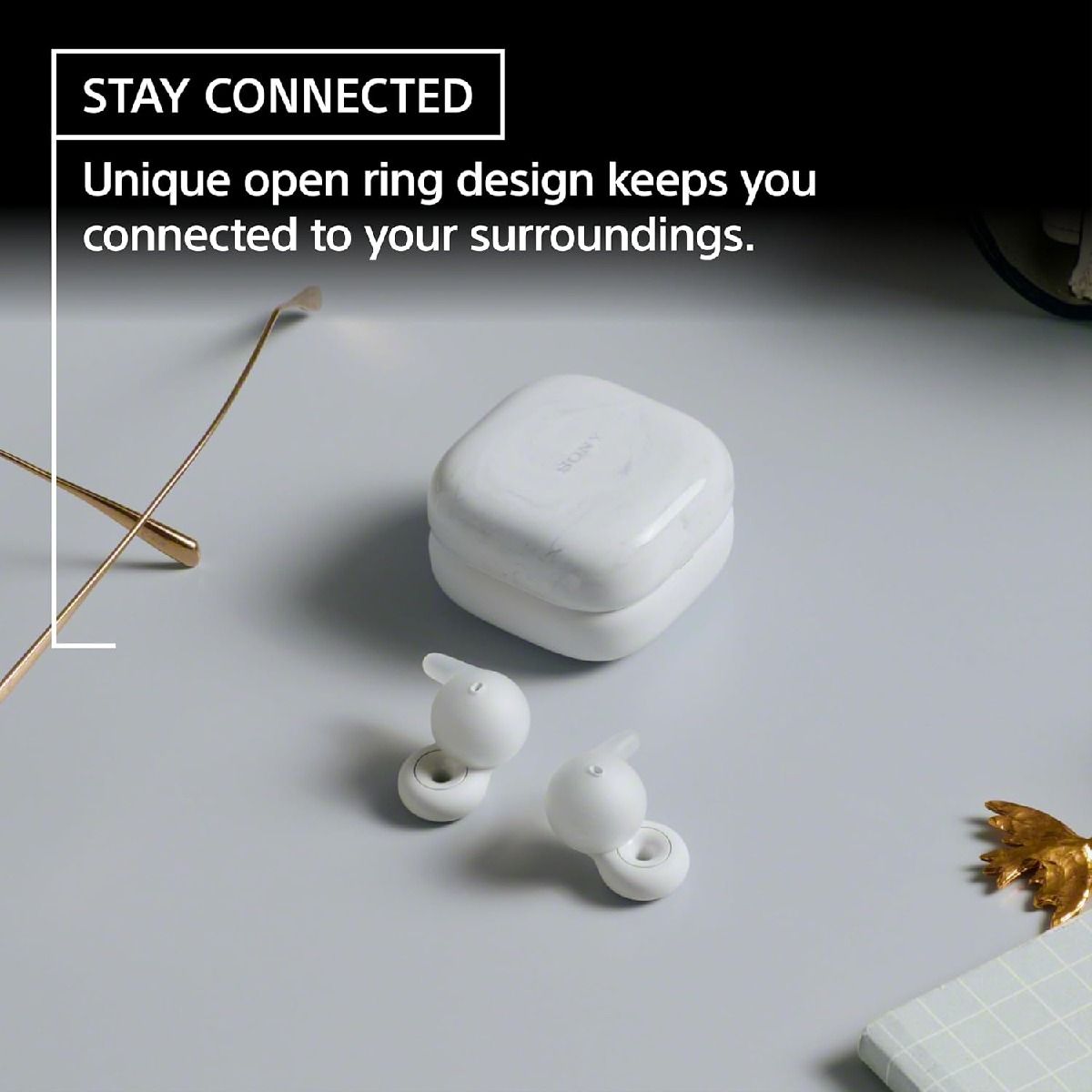 Sony LinkBuds Open WF-L910 Langattomat Nappikuulokkeet - Musta