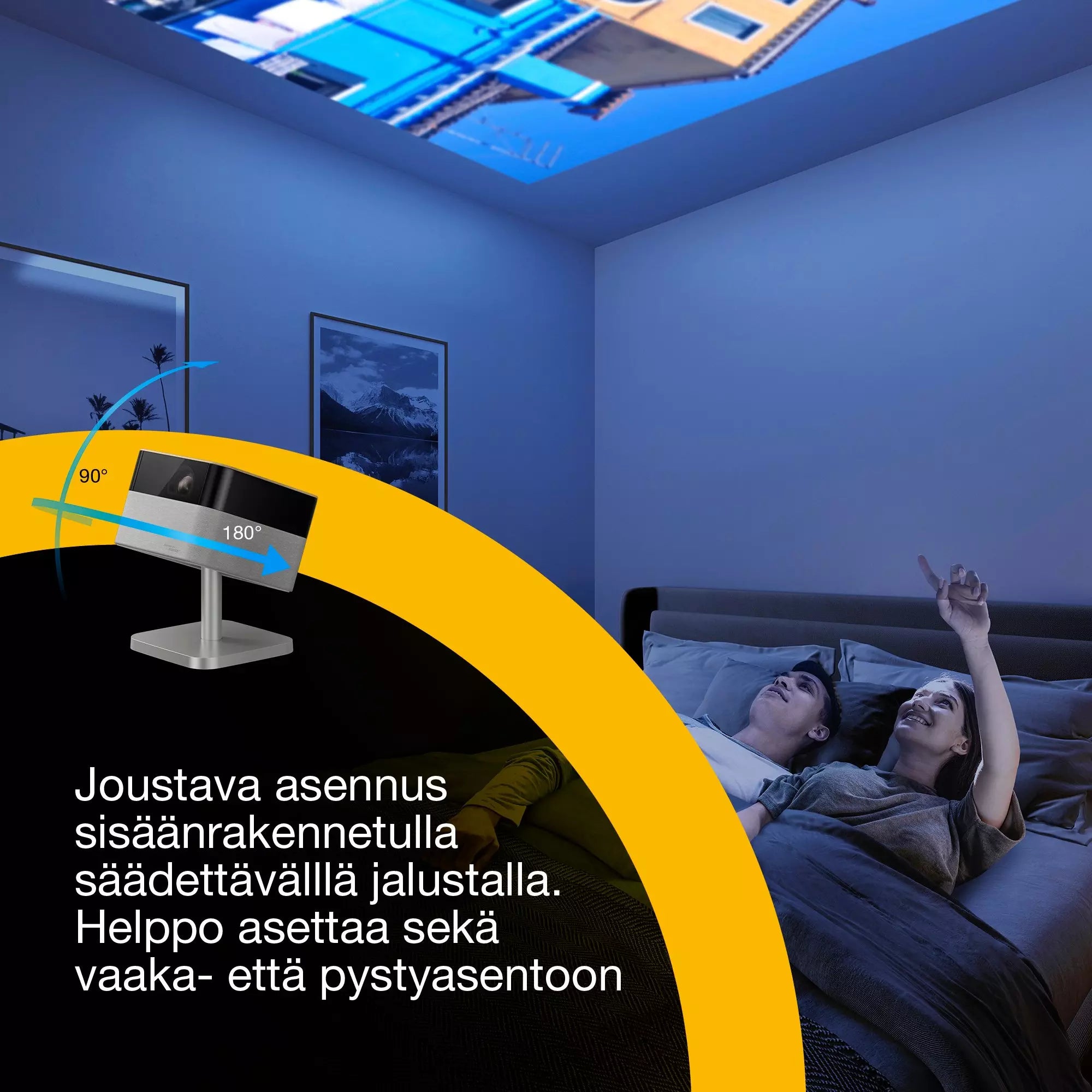 Epson Lifestudio Flex – EF-72 Projektori Tammi viimeistelyllä