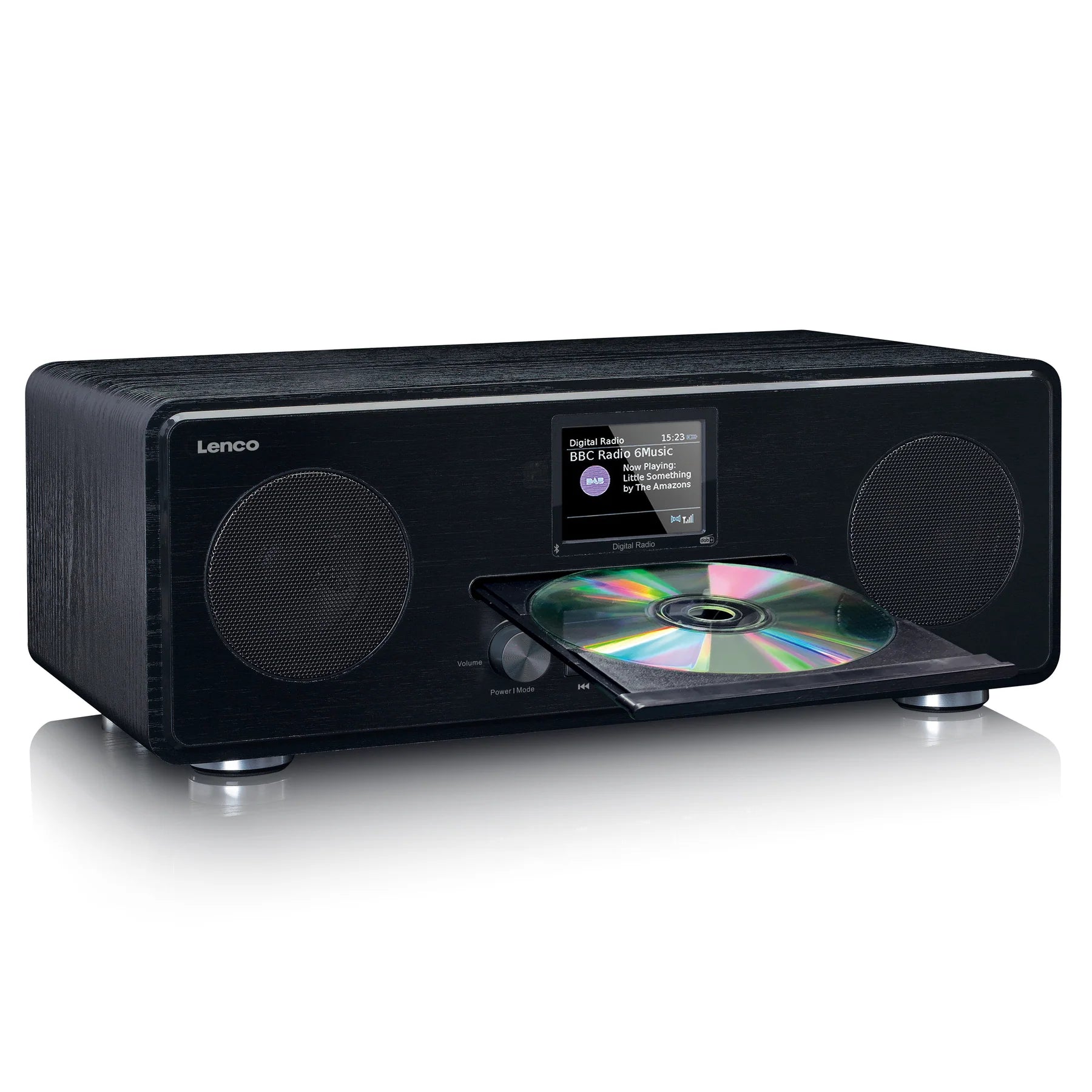Lenco DAR-061BK – DAB-radio CD-soittimella ja Bluetoothilla