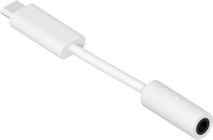 Sonos Line-In Adapter | For Era 100, Era 300 | USB-C - 3,5mm tele | Adaptor | 0,1m | Musta