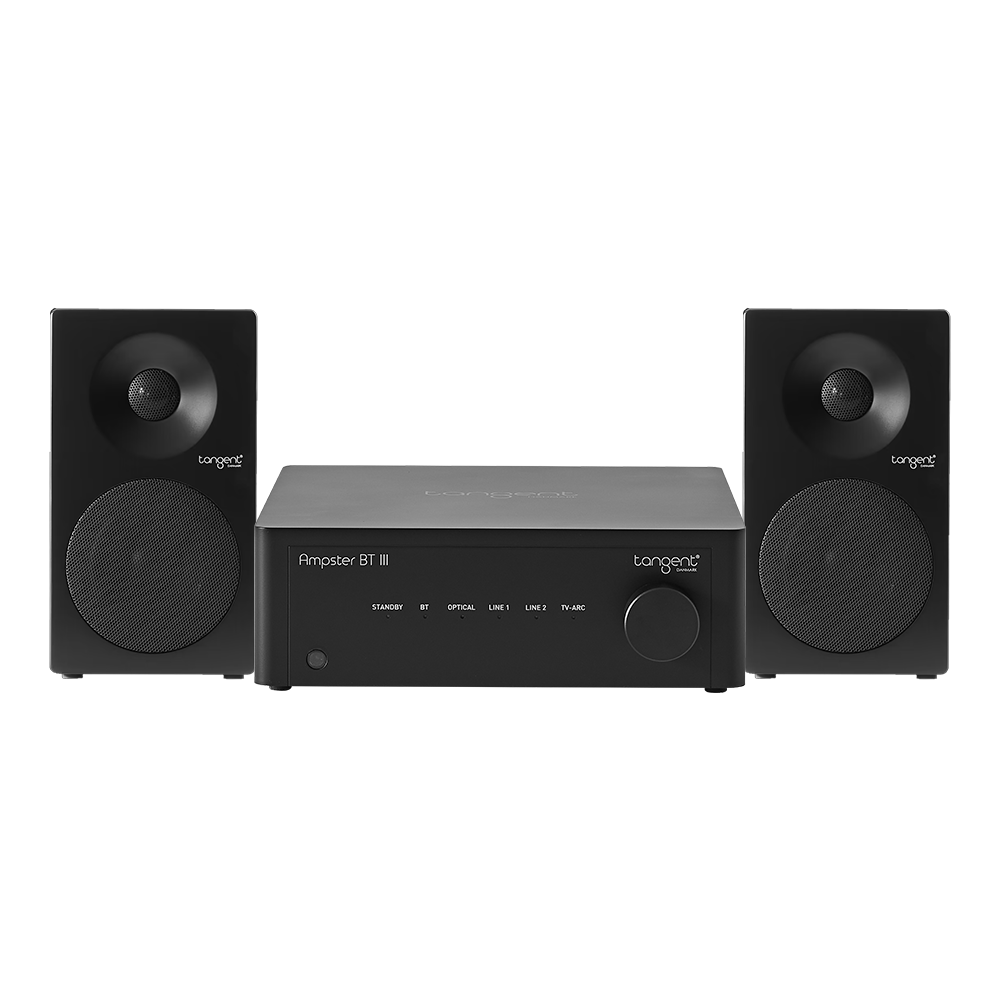 Kompakti ja laadukas stereopaketti - Tangent Ampster BT 3 + Tangent Spectrum II X4