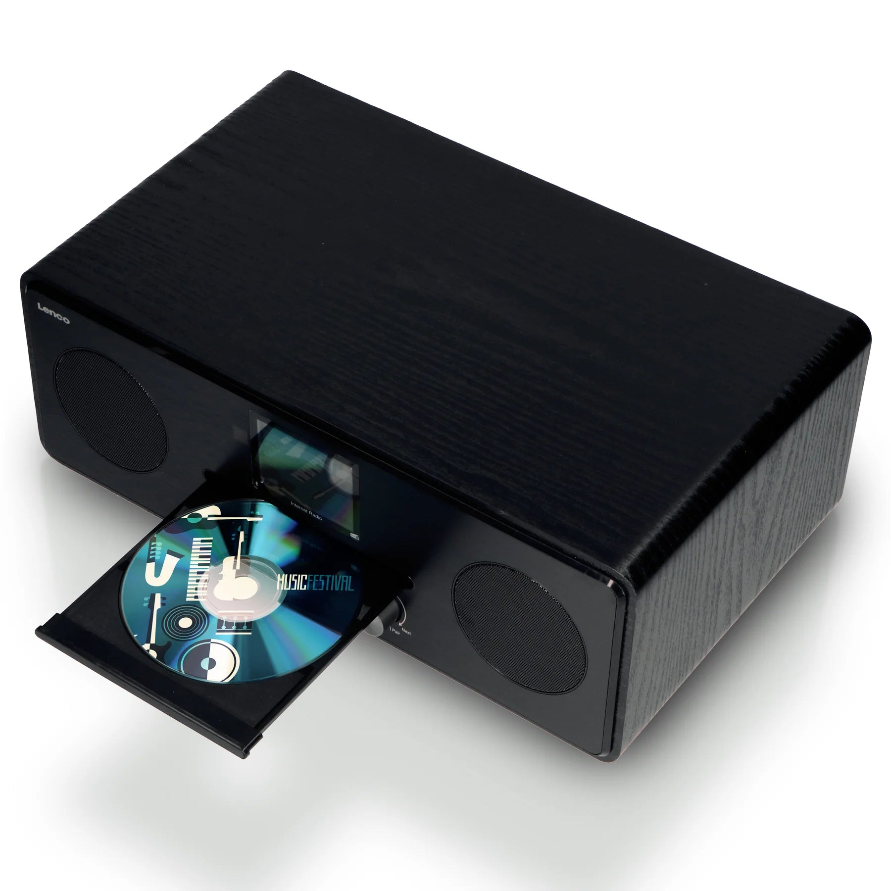 Lenco DIR-260BK – Internetradio CD-soittimella, Bluetoothilla ja DAB+:lla