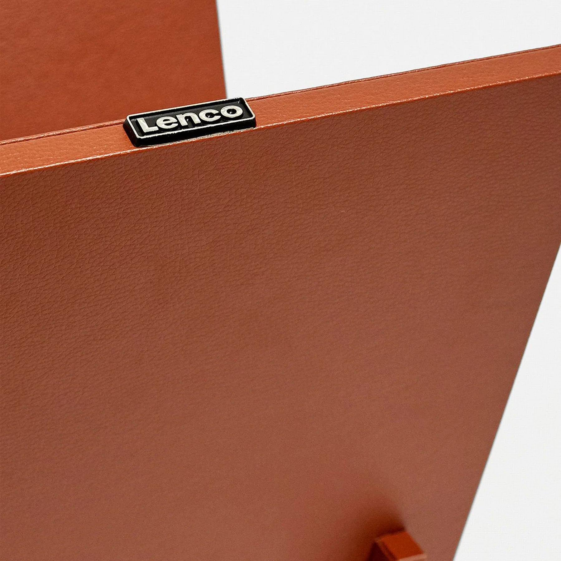 Lenco TTA-040 -säilytysteline vinyylilevyille, ruskea