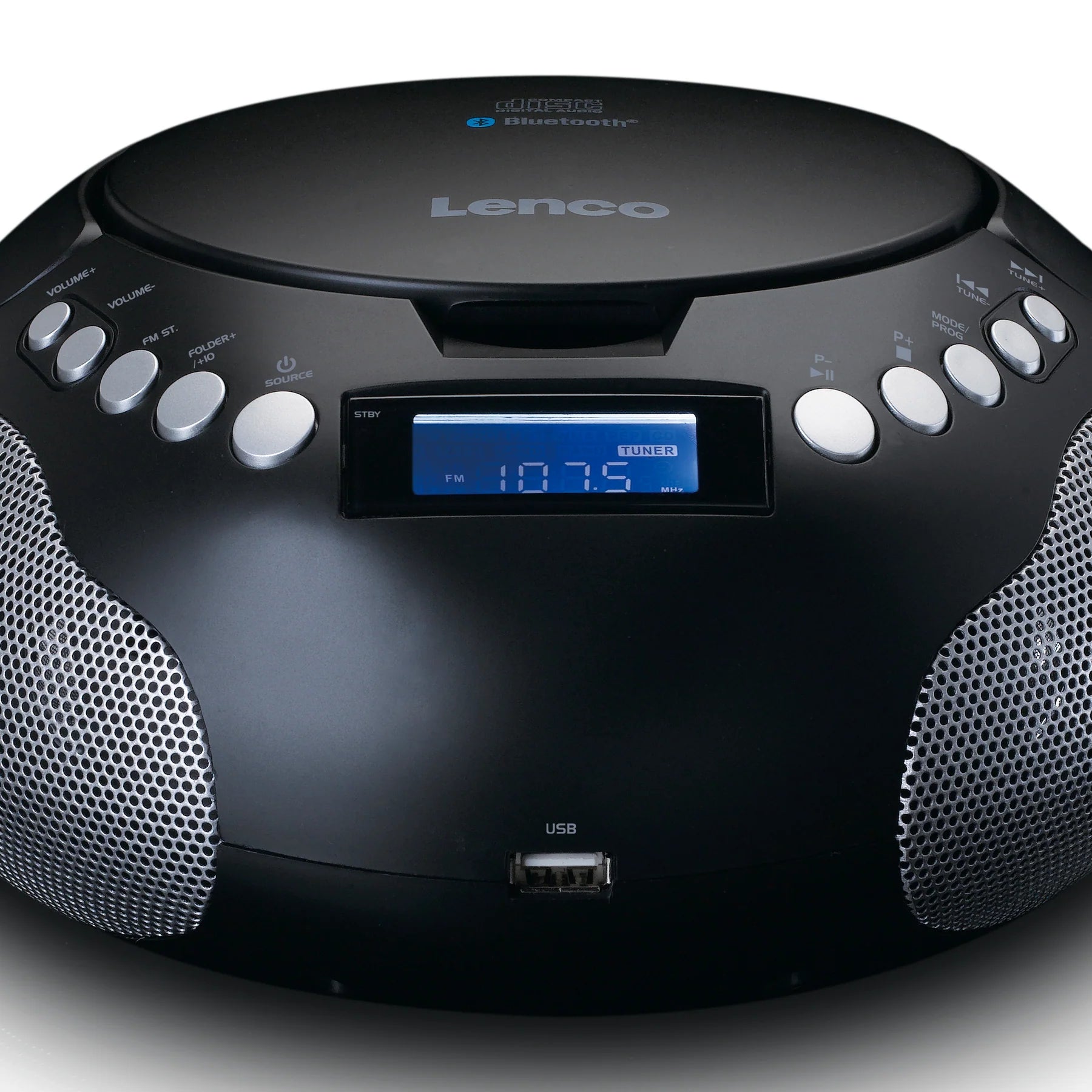 Lenco SCD-331 – Kompakti CD-radio Bluetoothilla