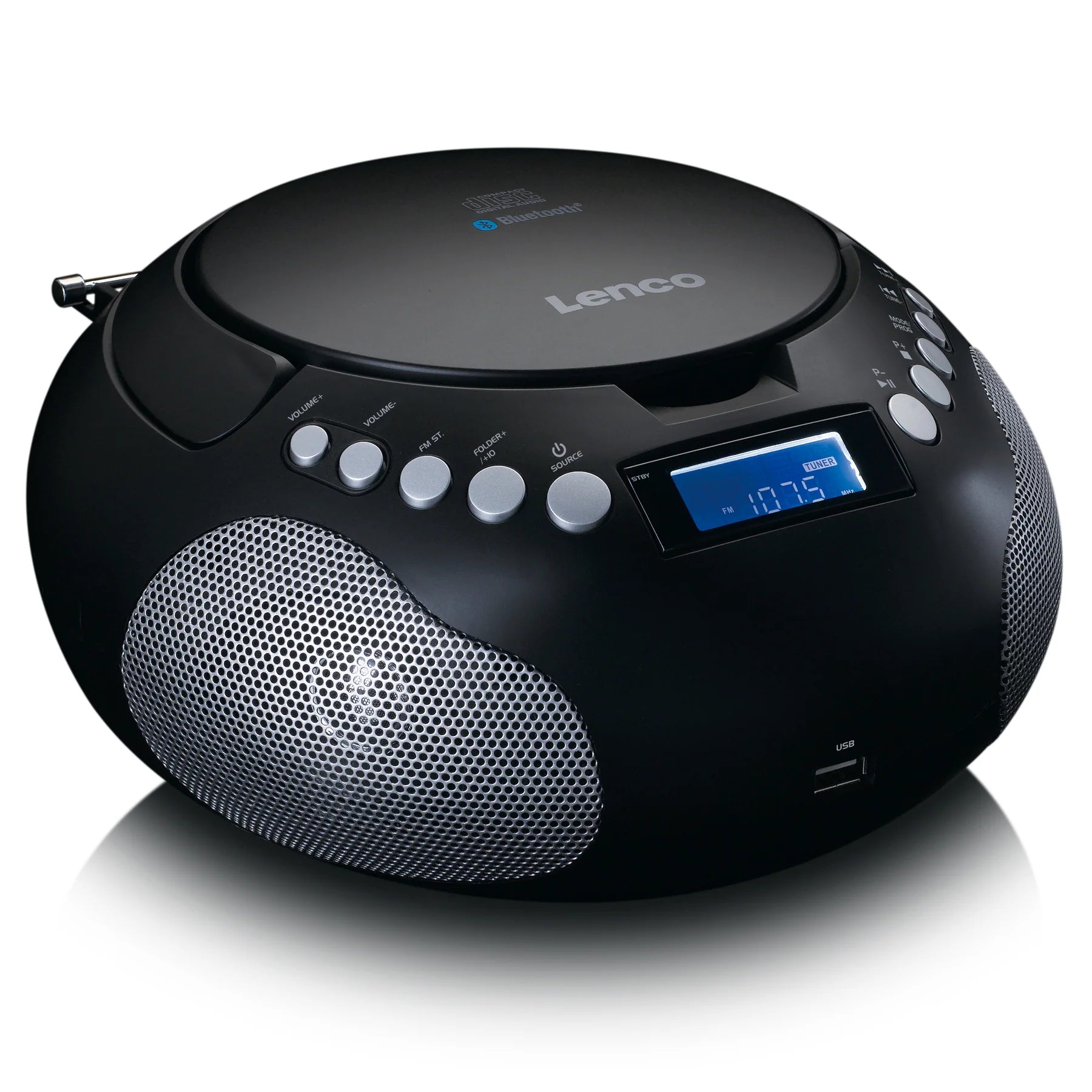 Lenco SCD-331 – Kompakti CD-radio Bluetoothilla