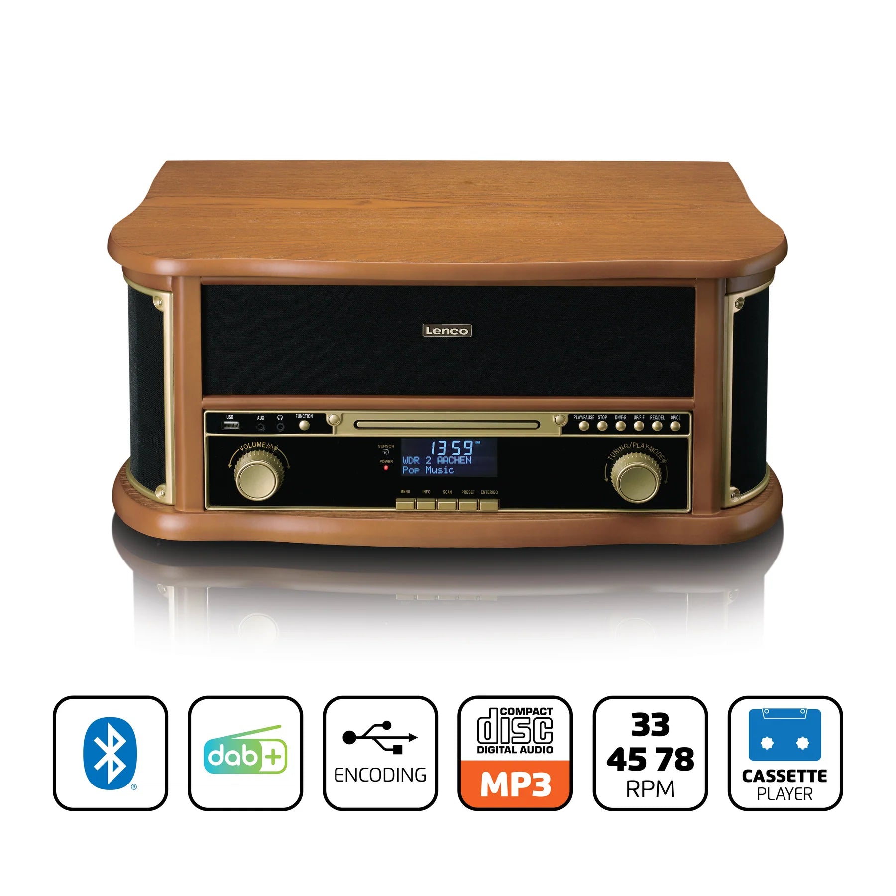 Lenco TCD-2571 monitoimisoitin