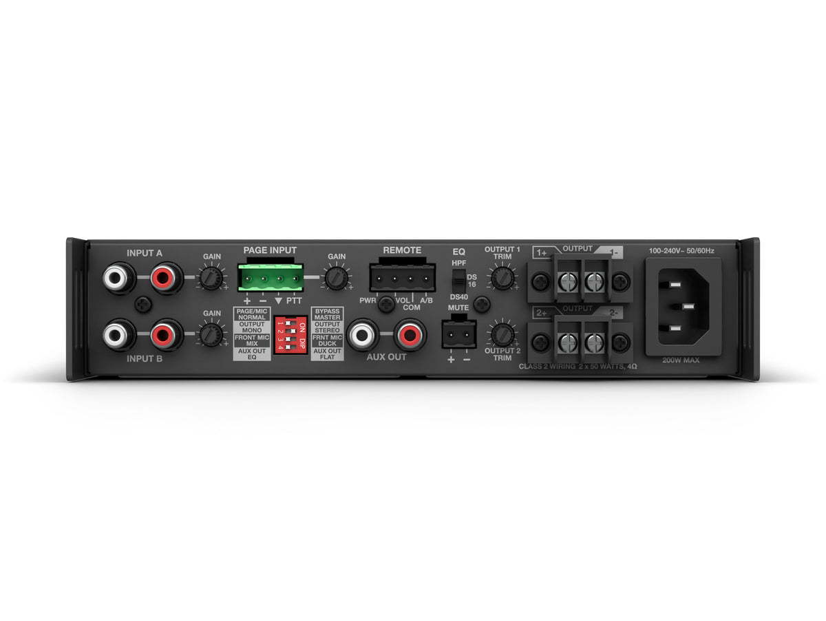 Bose Professional FreeSpace IZA 250-LZ – Integroitu vahvistin pieniin tiloihin