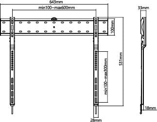 Norstone Mounts SLIMLED 4080