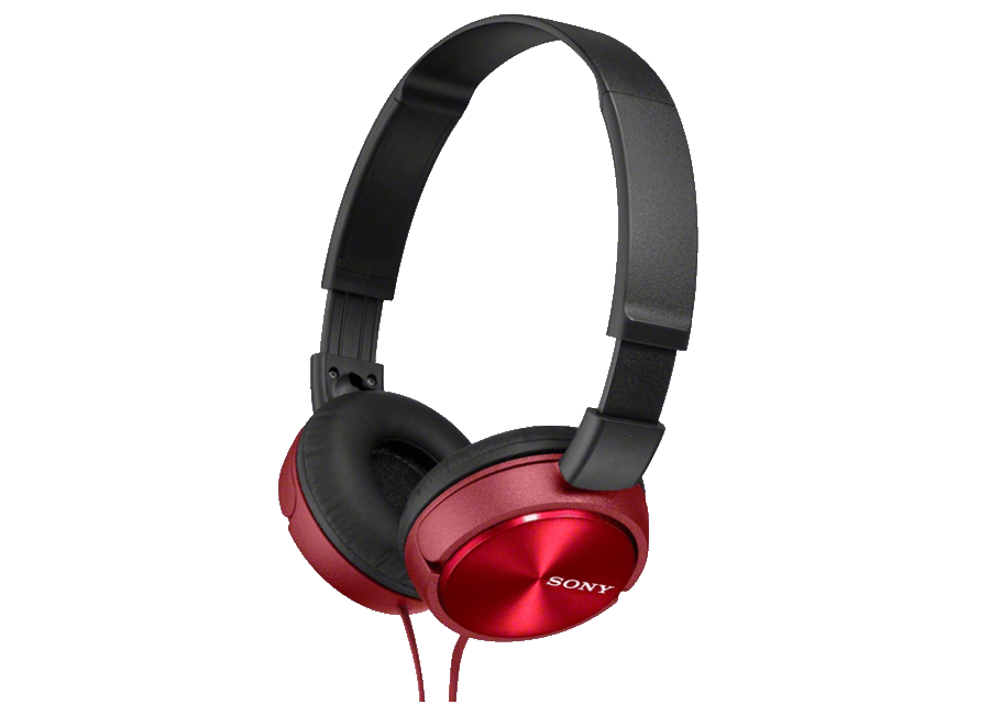 Sony MDR-ZX310 Kuulokkeet – Tyylikäs ääni punaisella designilla