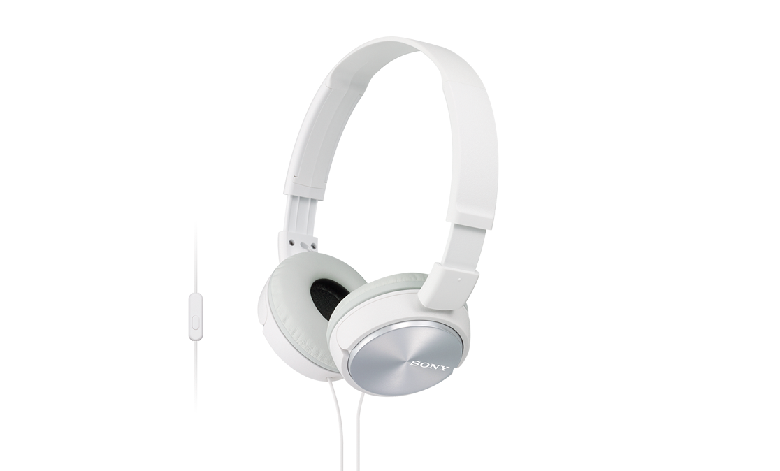 Sony MDR-ZX310AP Kuulokkeet Mikrofonilla - Valkoinen