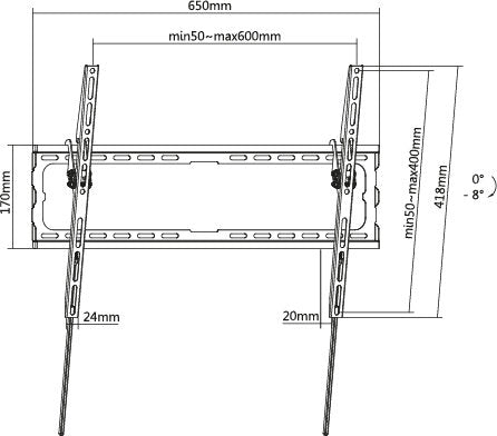 Norstone Mounts FIX 3780 TILT