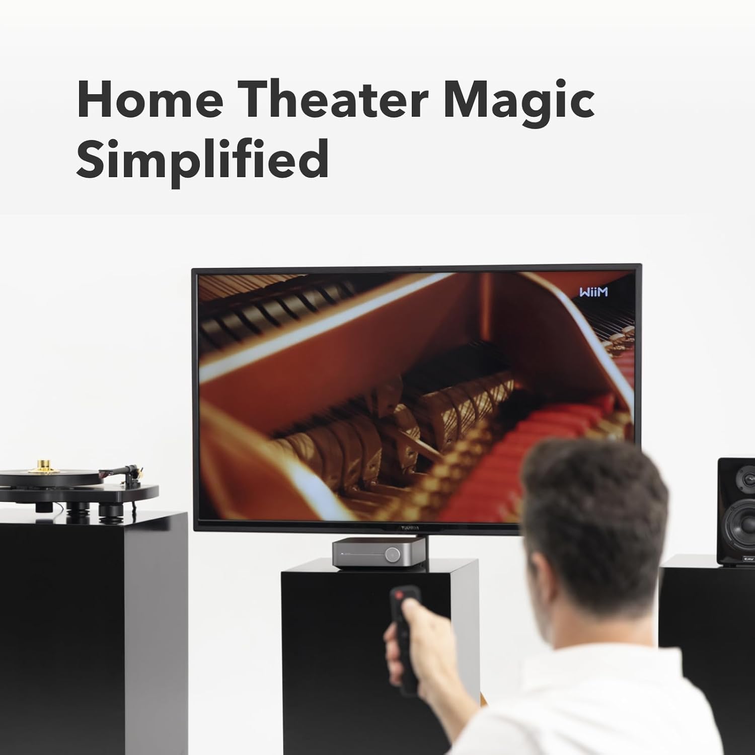 WiiM Amp PRO - streamer vahvistimella