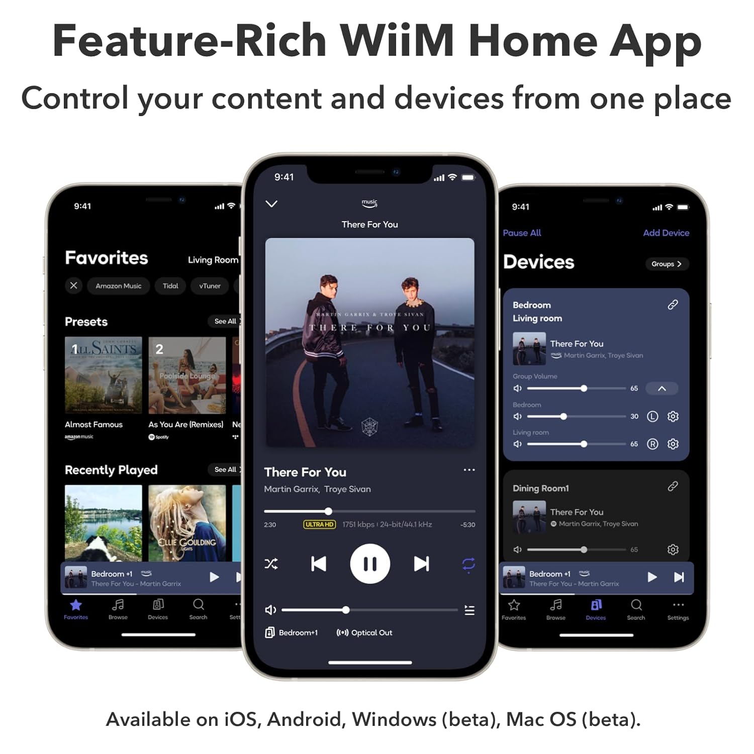 WiiM Amp PRO - streamer vahvistimella